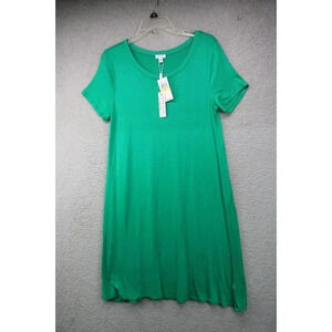 Spense Jade Green Shirt Dress-Size Medium-Viscose-New w/Tags-Very Soft